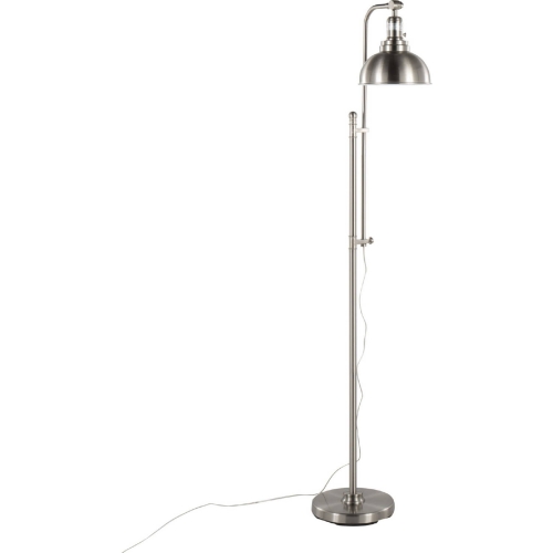 Emery Floor Lamp in Nickel